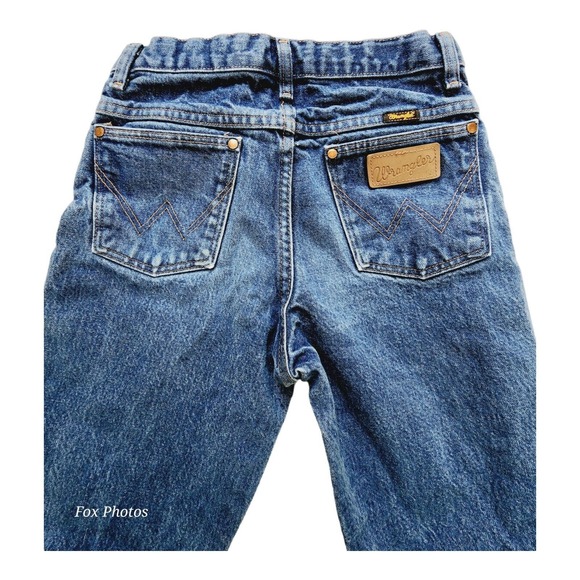 Boys Wrangler Denim Jeans 13MWZBP Cowboy Cut Original Fit Adjustable Waist Sz 16 - Picture 8 of 9